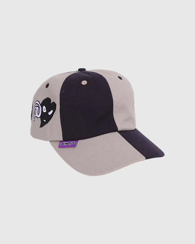 Always Cap - Mixed 6 panel - Grey/Black