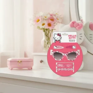 (Précommande) Ensemble de lunettes de soleil et d'accessoires pour cheveux Hello Kitty Trésors et Merveilles