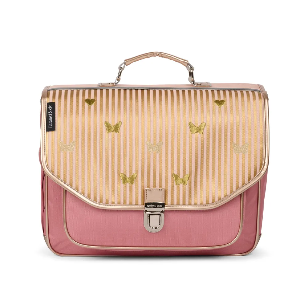 Caramel & Cie Cartable/Cartable Papillon - Bleu
