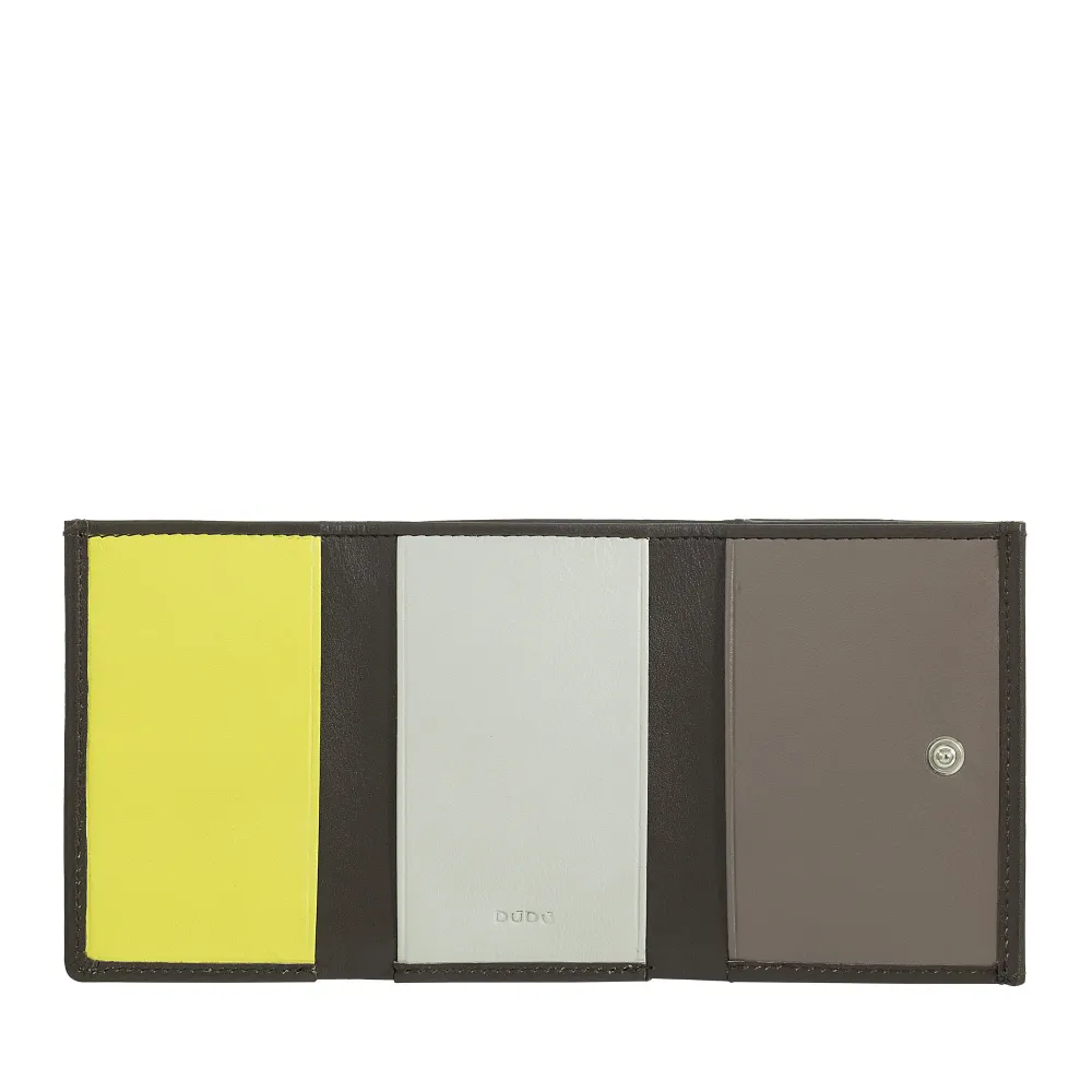 DUDU Petit Portefeuille pour Homme en Cuir, Portefeuilles pour Femme, Design Compact avec Porte-Monnaie pour Billets et Ca...