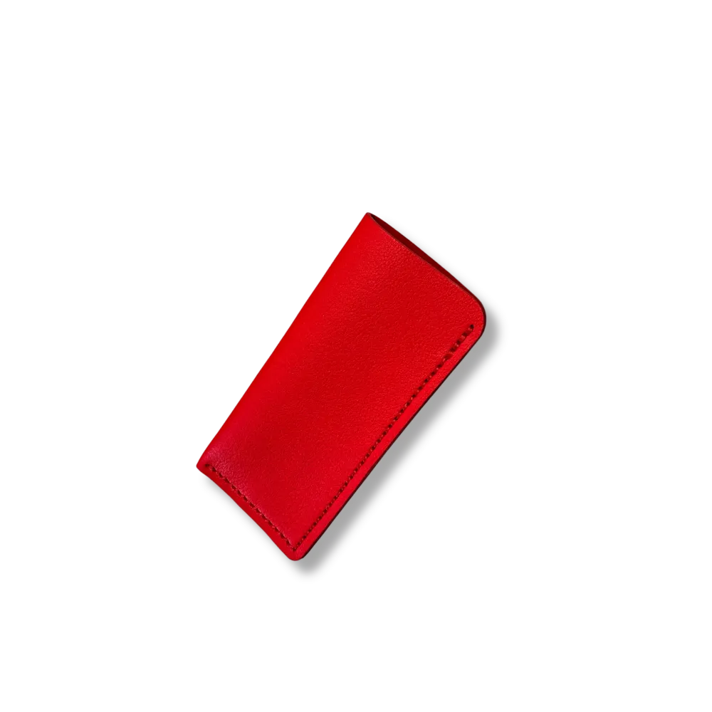 Etui à lunettes Guimauve rouge corail