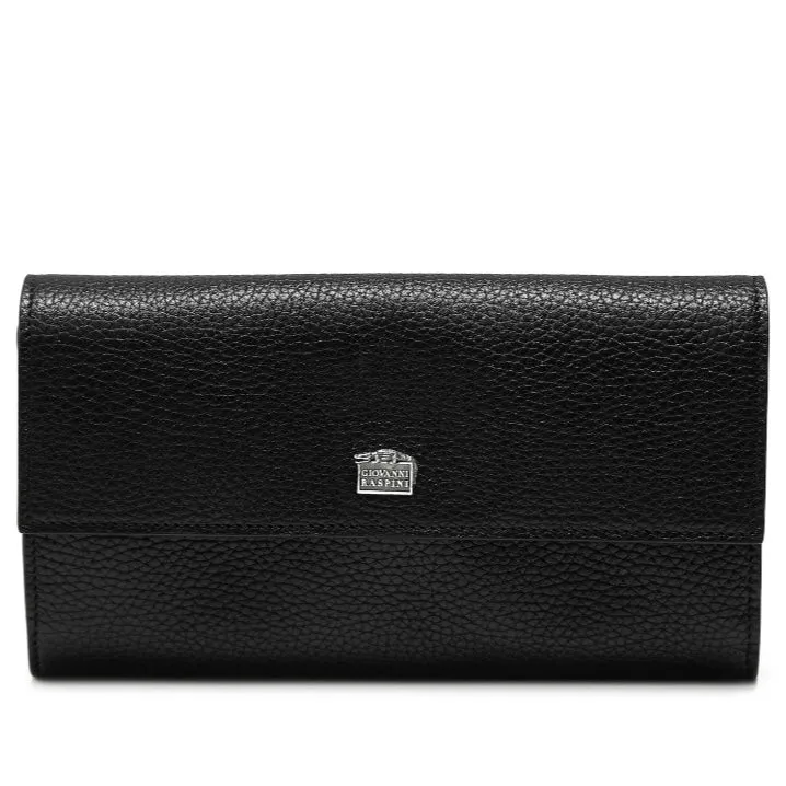 Giovanni Raspini grand portefeuille continental cuir gaufré argent 925 L0018
